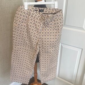 Patterned Tan Woman’s Pants